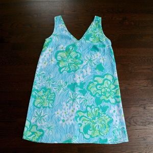 Lilly Pulitzer Blue Floral Sundress